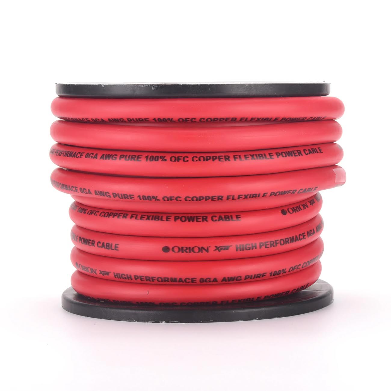 Orion XTRPRO 0 Gauge 100% OFC Copper Wire with Red Jacket - 50ft Roll - View 3
