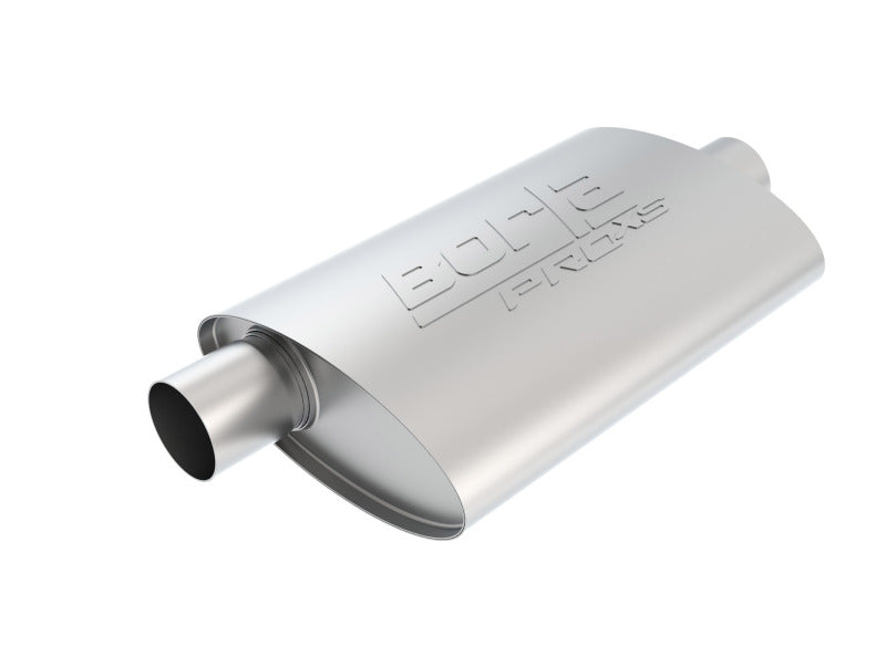 Borla ProXS Universal Muffler, 2.5-Inch Offset Inlet and Center Outlet, Part 40358