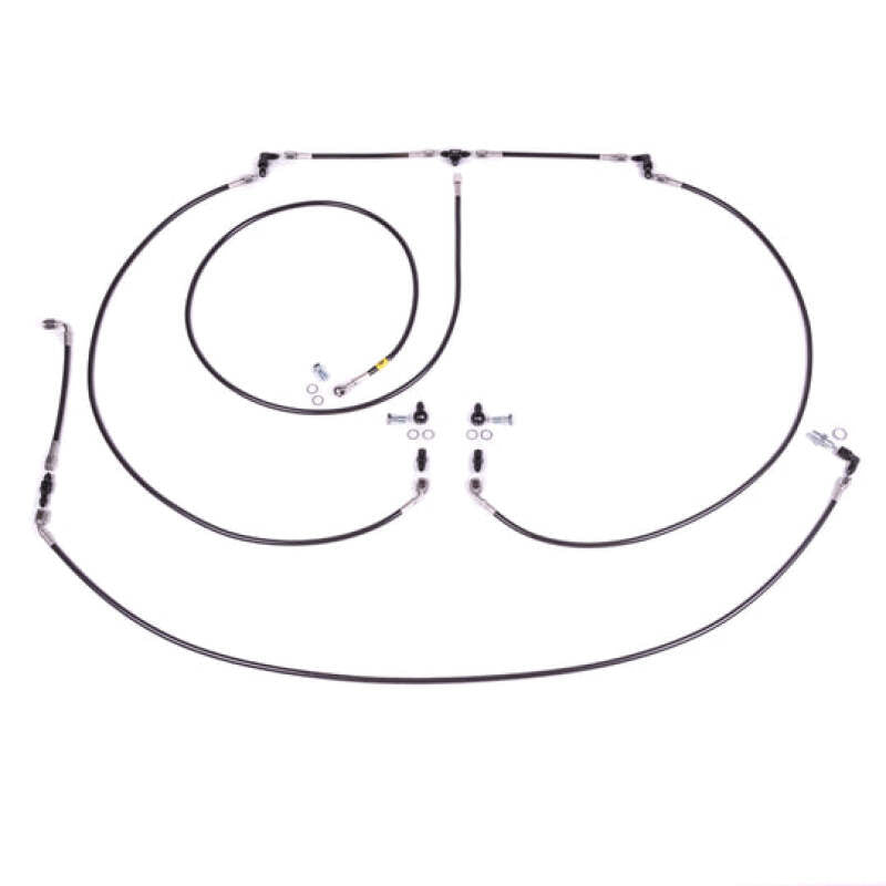 Chase Bays Chevrolet Corvette C5/C6 Inline/PassThru (w/CB Relo) ABS Delete Hydro Handbrake Line Kit
