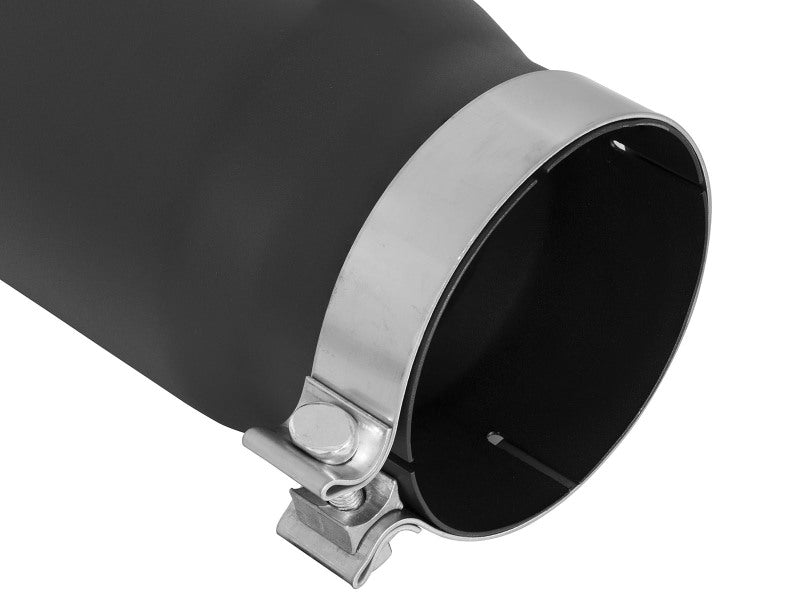 aFe Power MACH Force-Xp 49T50601-B15 5-Inch Inlet x 6-Inch Outlet Black Stainless Steel Exhaust Tip