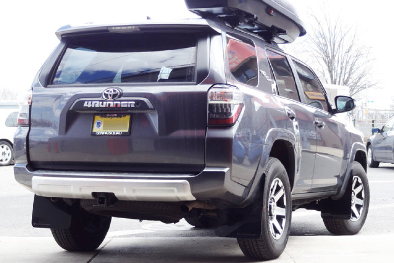 Rally Armor ralMF48-UR-BLK/RD 12-24 Toyota 4Runner Black UR Mud Flaps with Red Logo