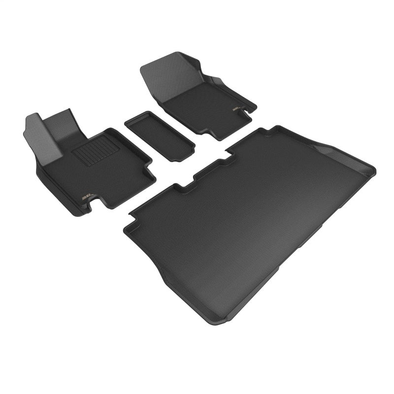 3D MAXpider KAGU Custom-Fit Floor Mats for Tesla Cybertruck AWD 2024-2026, Black, Part Number aceL1TL05001509