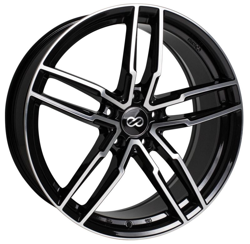 Enkei - enk511-775-8045BKM - SS05 17x7.5 5x100 +45 Offset 72.6mm Bore Black Wheel