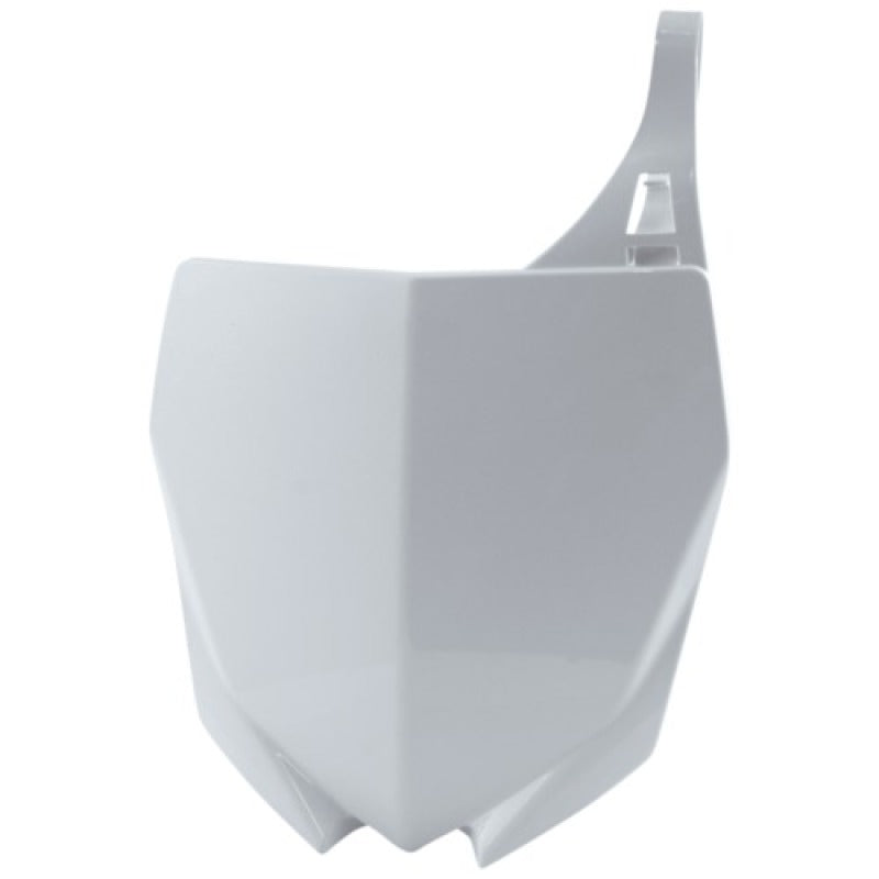 Acerbis Front Number Plate, White, Part Number ACB2171750002, for Yamaha YZ Models
