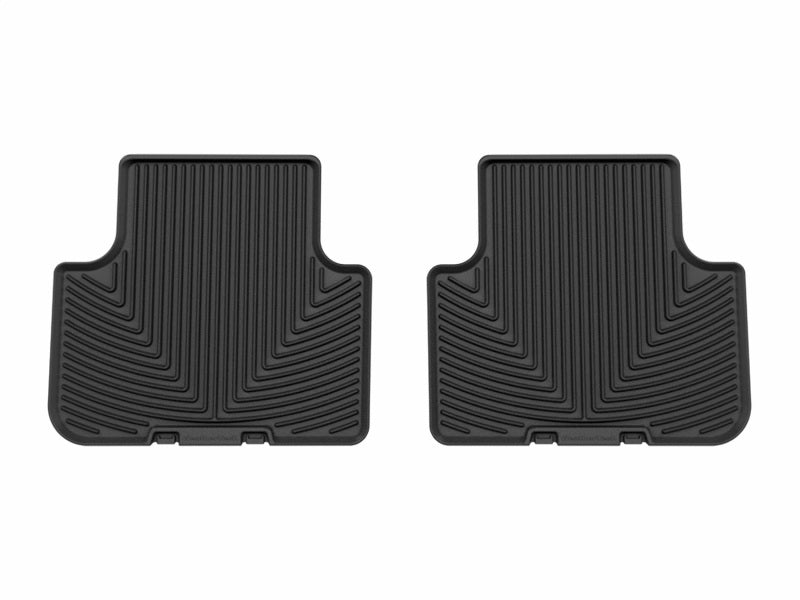 WeatherTech 17-25 Audi Q7 & Q8 Rear All-Weather Floor Mats - Black
