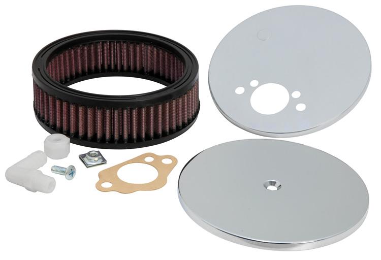 K&N Engineering 56-1630 Custom Round Racing Air Filter Assembly