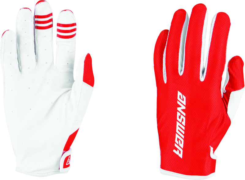 Answer Ascent Glove Red/White Youth - XS