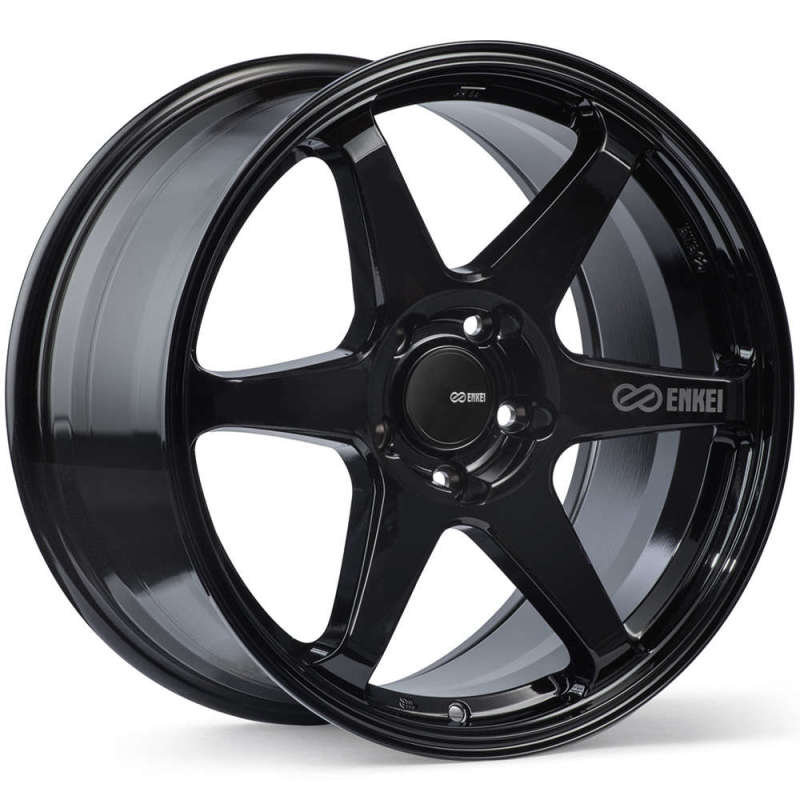 Enkei - enk539-895-1245BK - T6R Gloss Black Wheel