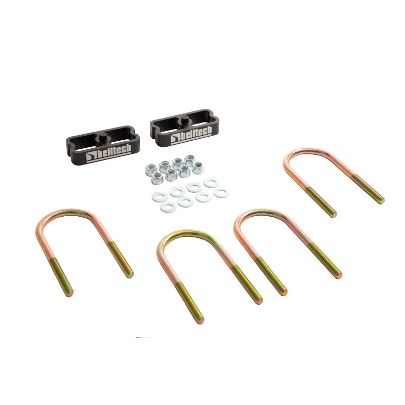 Belltech 6000 Universal 1-Inch Lowering Block Kit for Mini and Mid-Size Trucks