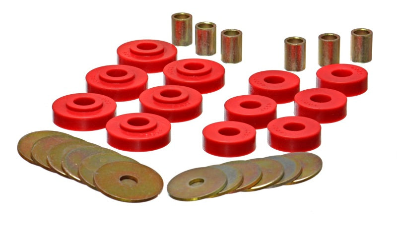 Energy Suspension 3.4102R GM Corvette Red Body Mount Set