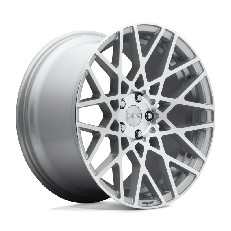 Rotiform - R110 BLQ Wheel 18x8.5 5x112 45 Offset - Gloss Silver Machined - R1101885F8+45