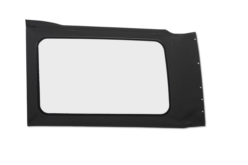 Bestop OE JL Replacement Windows for Jeep Wrangler 2018-2026, Left Quarter, 4-Door, Black Twill & Clear Options