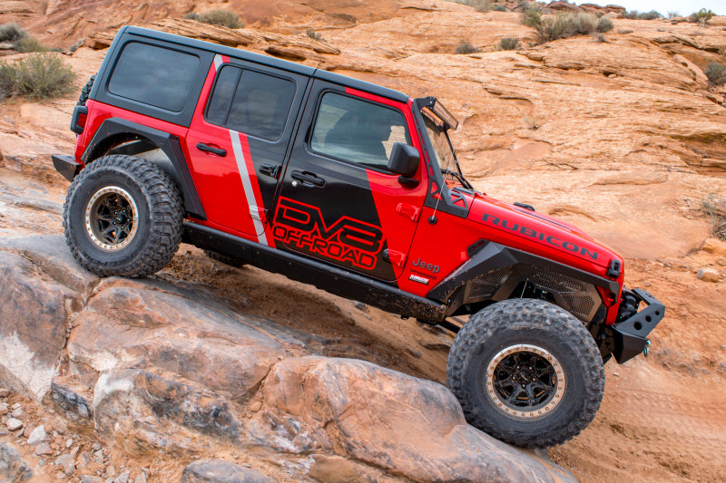 DV8 Offroad FDJL-01 Armor Fenders with LED Turn Signals for 2018+ Jeep Wrangler JL
