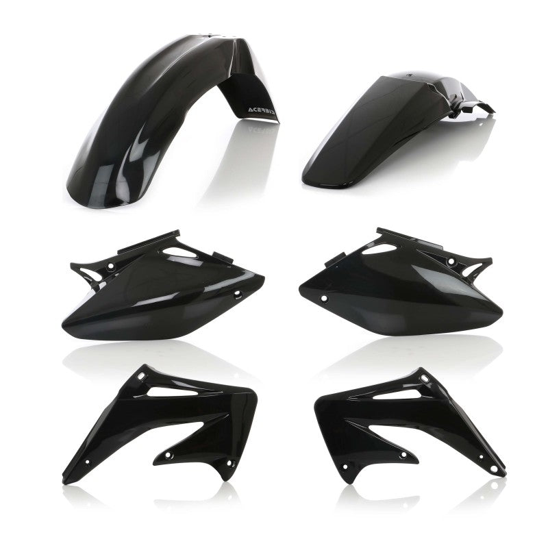 Acerbis Plastic Kit for 2002-2003 Honda CRF450R, Black - Part Number ACB2070960001