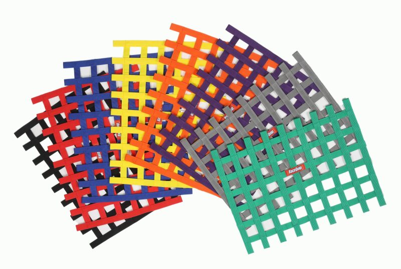 RaceQuip RQP721005RQP Black Ribbon Window Net