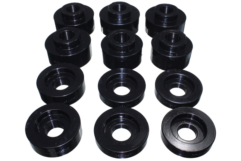 Energy Suspension eng4.4125G - 08-16 Ford F-250/F-350/F-450/F-550 Super Duty Black Body Mount Set