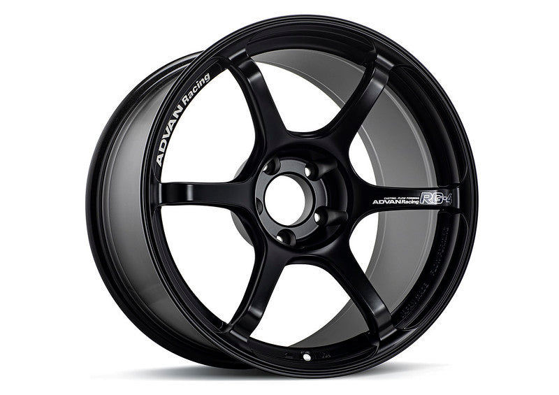 Advan RG-4 18x8.5 +44 5x114.3 Semi-Gloss Black Cast Wheel