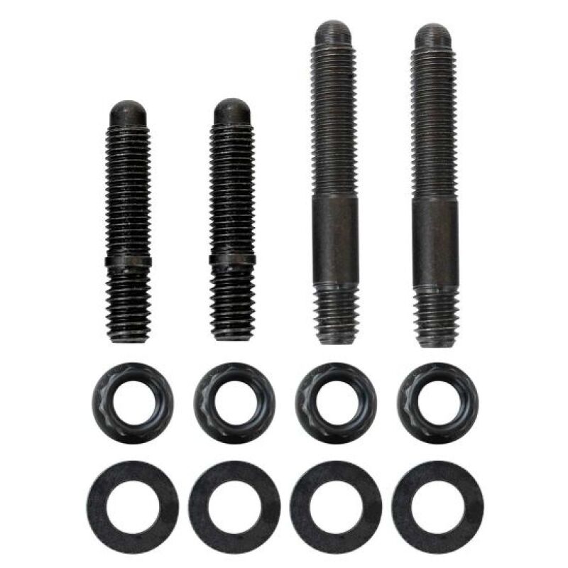 Moroso Carb Stud Kit with Bracket – 5/16in-24 x 1.625in & 2.0in Long 12-Point Nuts, Part Number MOR37966