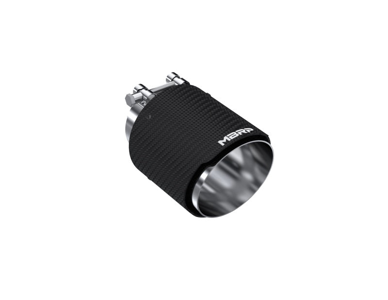 MBRP T5180CF Universal Carbon Fiber Exhaust Tip, 3-Inch Inlet, 4.5-Inch Outlet