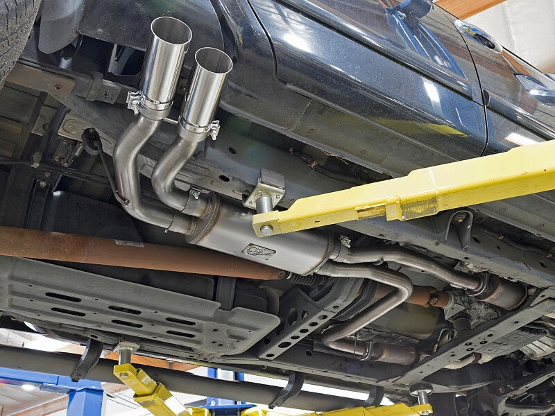 aFe Rebel Series Cat-Back Exhaust System with Polished Tips for 2004-2015 Nissan Titan 5.6L V8