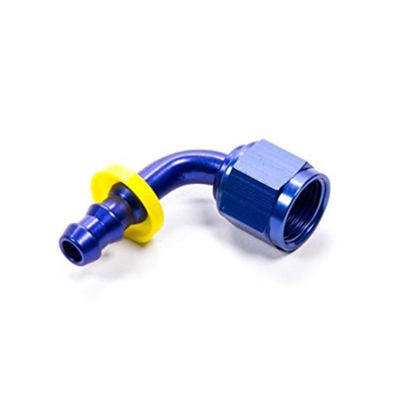 Fragola fra209108-BL -8AN Nut x -6AN 90-Degree Push-Lite Hose End - Black