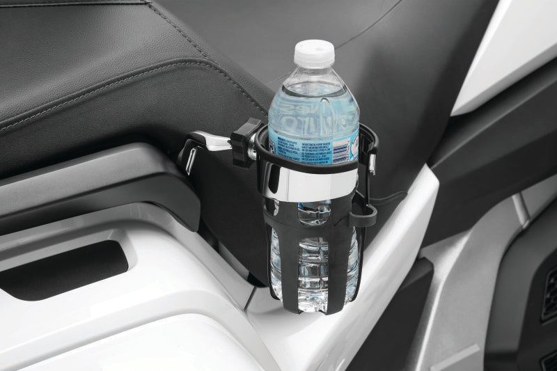 Kuryakyn Reflex Passenger Drink Holder Chrome for 2018-2019 Honda GL1800 Gold Wing - Part KUR6492