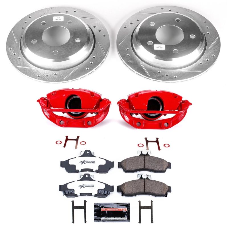 Power Stop 94-96 Chevrolet Caprice Z26 Street Kit w/ Calipers - Rear