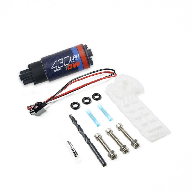 DeatschWerks DWK9-437-1060 DW430c 430 LPH Compact Fuel Pump for 2015-2019 Volkswagen Golf R, 2015-2018 Golf and GTI