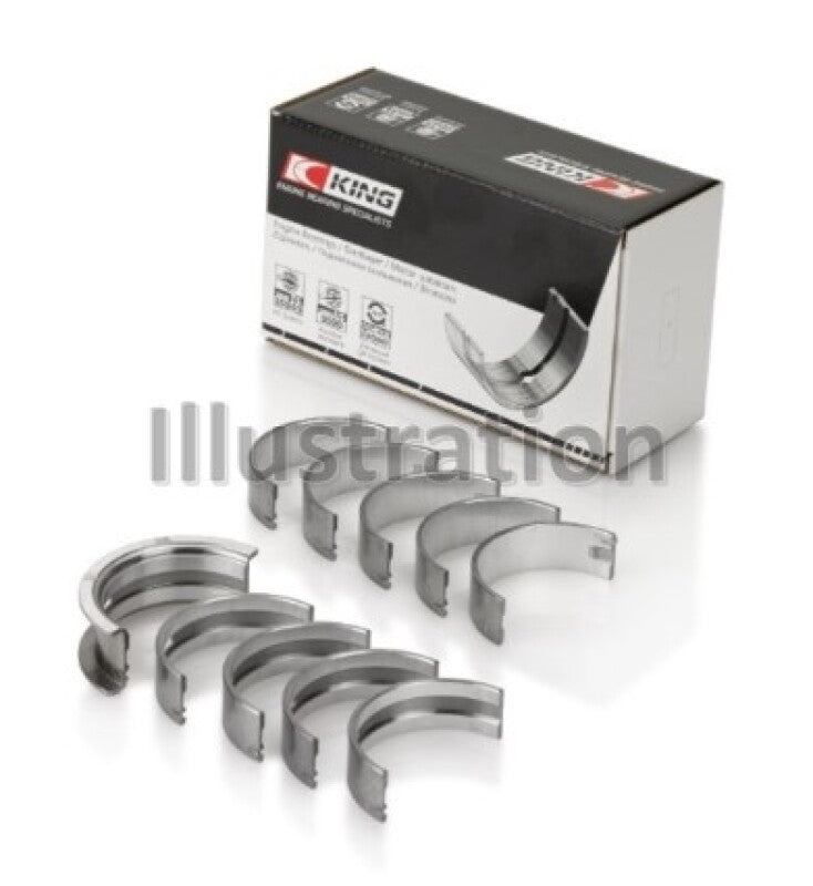 King Engine Bearings MB5667SI0.25 Mini W10B16A/W11B16A Main Bearing Set, +0.25 mm