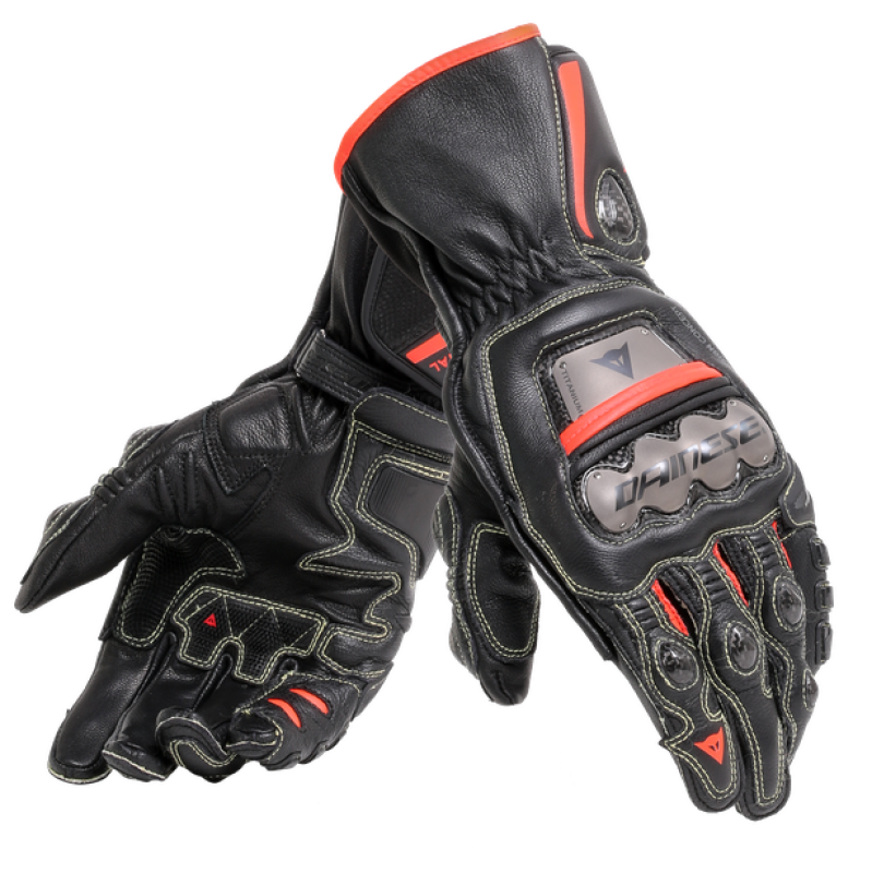 Dainese Full Metal 6 Gloves Black/Red - Large