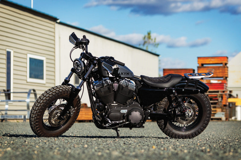 Kuryakyn Dillinger Footpegs with Male Mount Adapter, Silver - Part Number 6666
