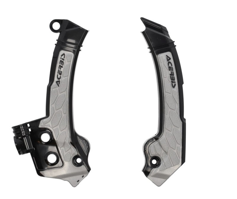 Acerbis X-Grip Frame Guards for 2023+ Husqvarna FC, FX, TC, TXi, FE and TE, Black/Gray