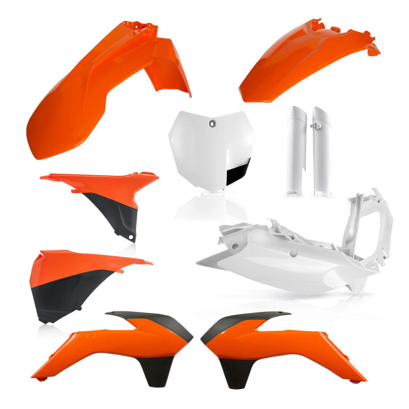 Acerbis 13-14 KTM SX, SX-F, XC and XC-F 125-450 Full Plastic Kit - Orange