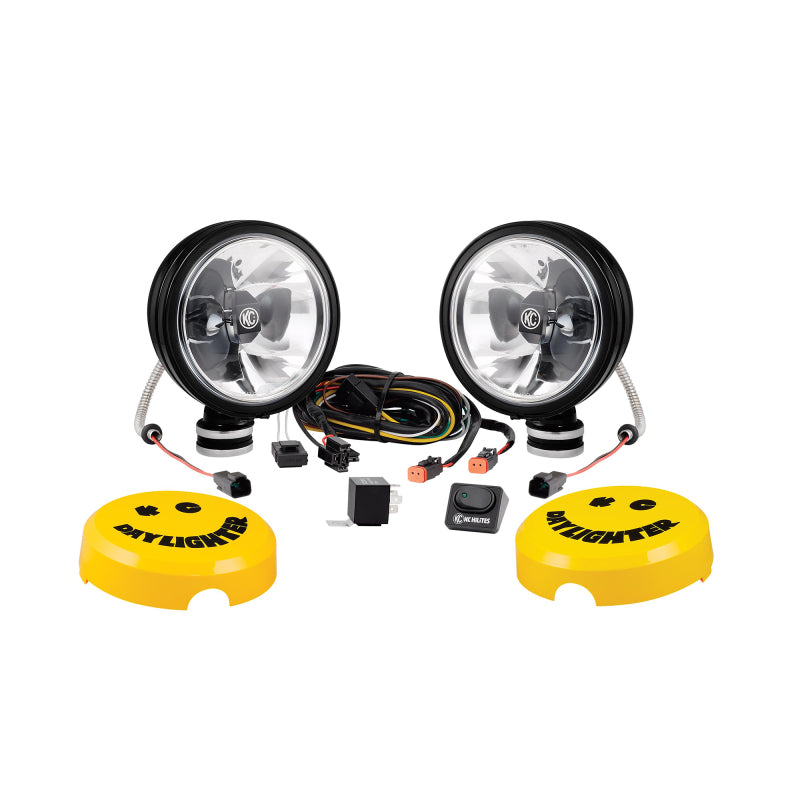 KC HiLiTES KCL651 6-Inch Daylighter Gravity G6 LED Spot Lights, 20W Pair Pack System
