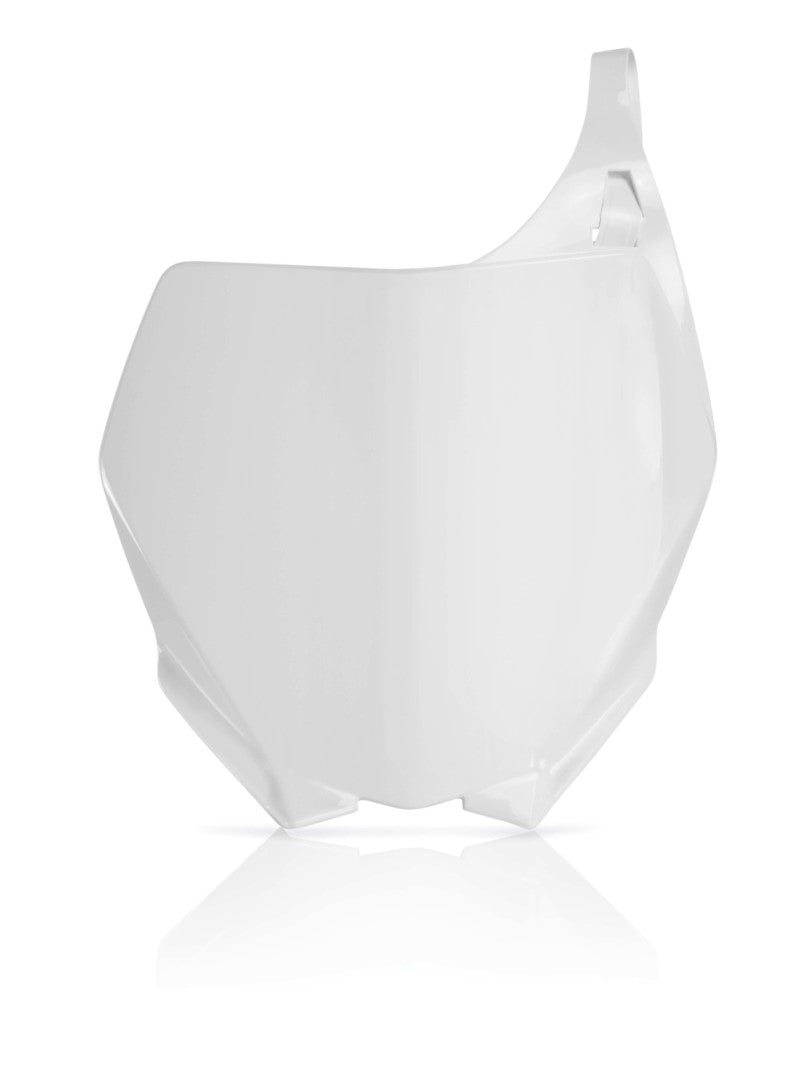 Acerbis Front Number Plate for 2006-2012 Yamaha YZ and 2006-2009 YZ250F/YZ450F, White