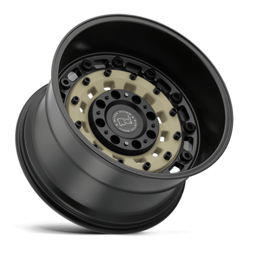 Black Rhino Hard Alloys Arsenal 20x12 8x165.1 -44mm Sand on Black Wheel