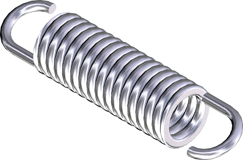 KFI P800283-R 3/8 in. Manual Lift Spring