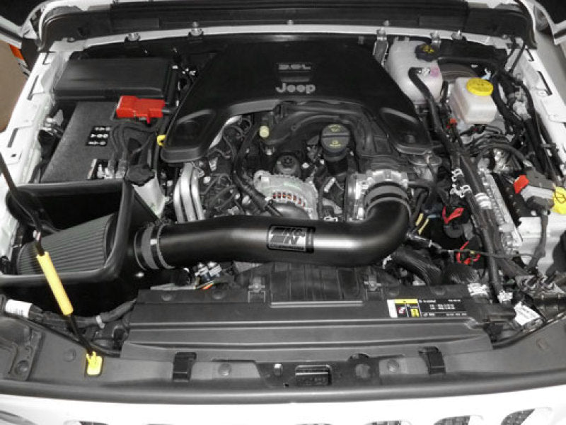 K&N 2018 Jeep Wrangler JL V6-3.6L F/I Blackhawk Performance Intake Kit