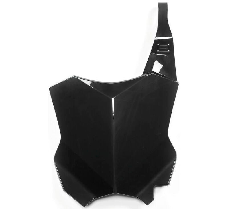 Acerbis Front Number Plate Black for Kawasaki KX250F, KX450F, KX250, and KX450 - Part Number ACB2449390001