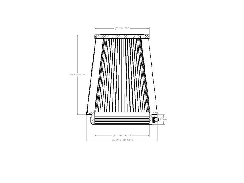 aFe Magnum FORCE D2 Dura-Dry Replacement Air Filter 21-90020V