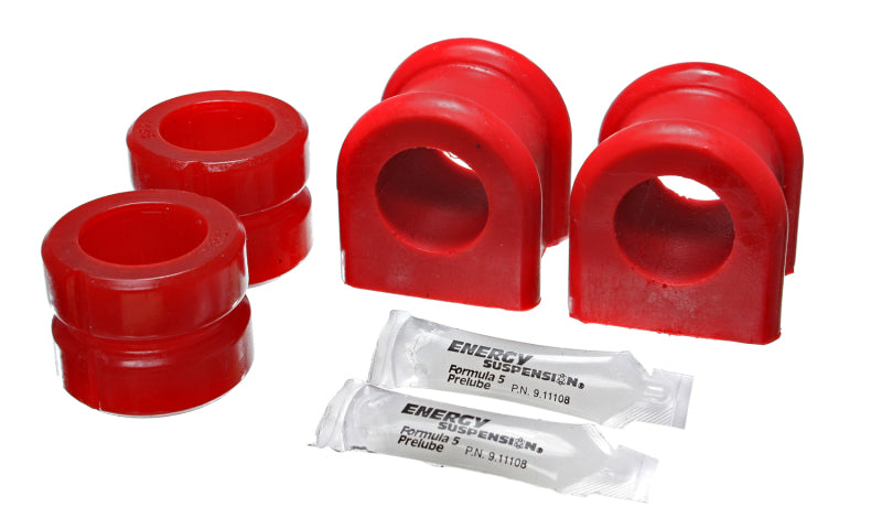 Energy Suspension eng5.5165R Front Sway Bar Bushing Set, 33mm, Red