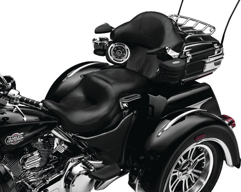 Kuryakyn Stealth Passenger Armrests Chrome for 1997–2013 Harley-Davidson Touring Models, Part KUR8958