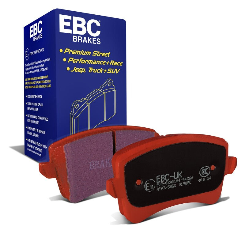 EBC Redstuff Ceramic Rear Brake Pads DP31988C for 2009–2011 Audi A4 2.0 Turbo