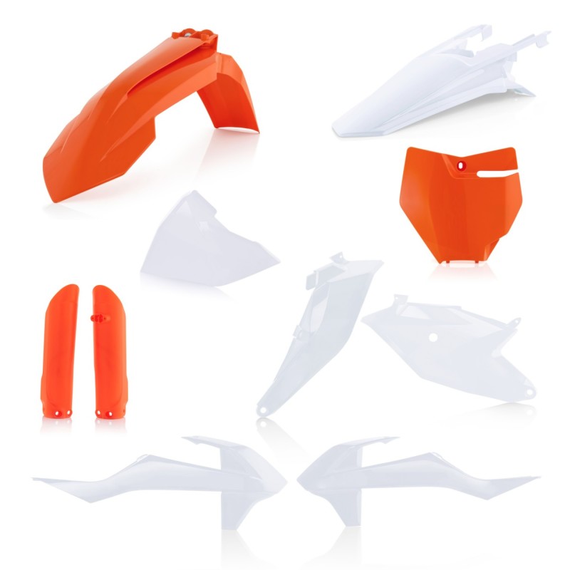 Acerbis Full Plastic Kit for 2018-2023 KTM 85 SX and 2021-2024 GasGas MC 85, Original Factory Color