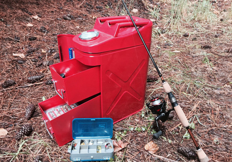 Rampage RAM86619 Trail Can Utility/Tool Box - Red