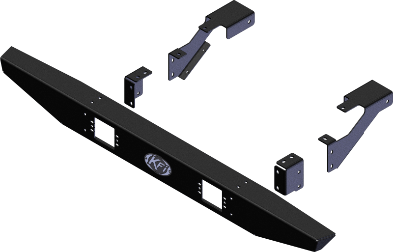 KFI KFI101440 Rear Formed Bumper for 2010-2022 Polaris Ranger 400-800 Midsize