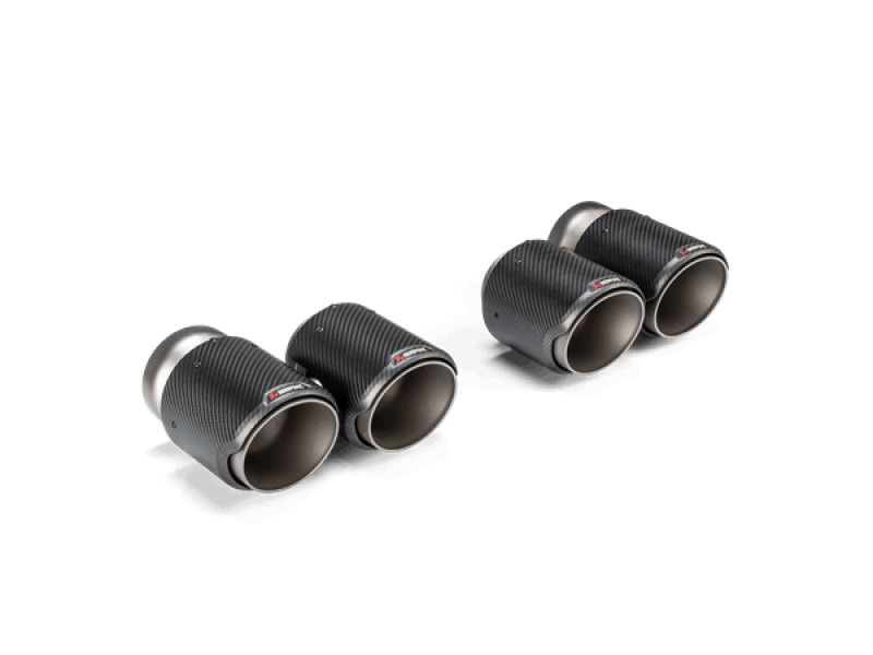 Akrapovic Classic Carbon Design Tail Pipe Set for 2021+ BMW M2, M3 and M4 - TP-CT/68
