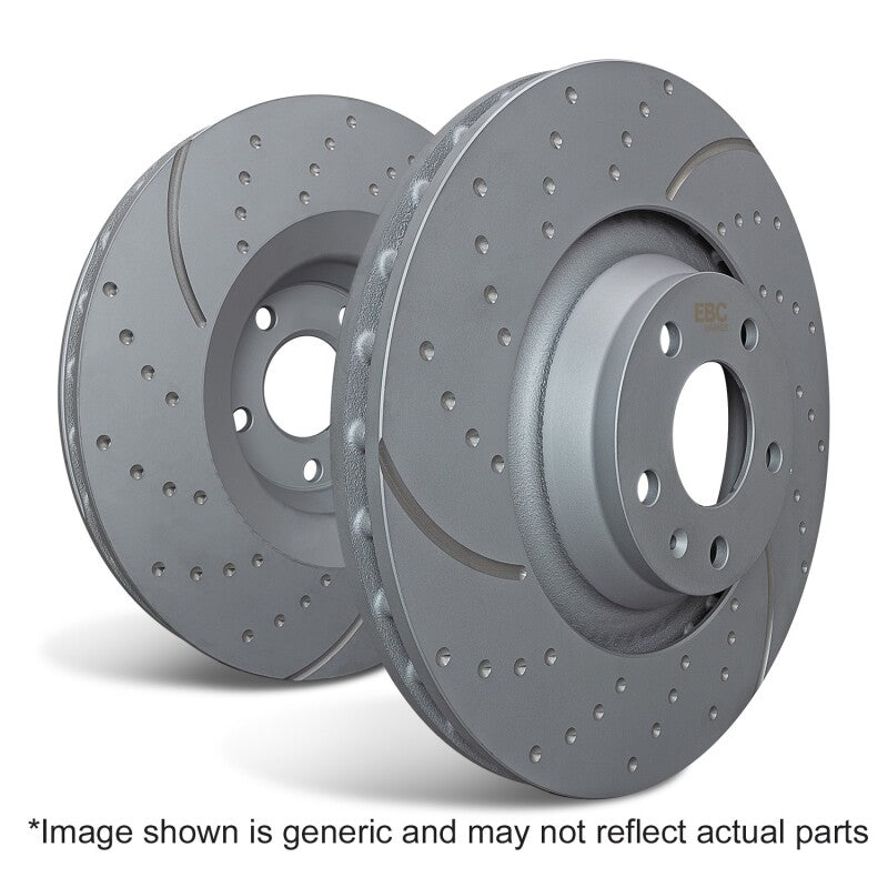 EBC GD7399 GD Sport Front Rotors for 2005-2006 Mercedes-Benz G55 AMG 5.4L Supercharged
