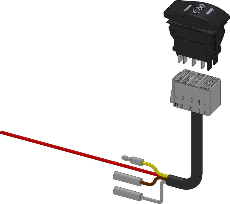 KFI Actuator Backlit Dash Rocker Switch kfiACT-BLDRS-K