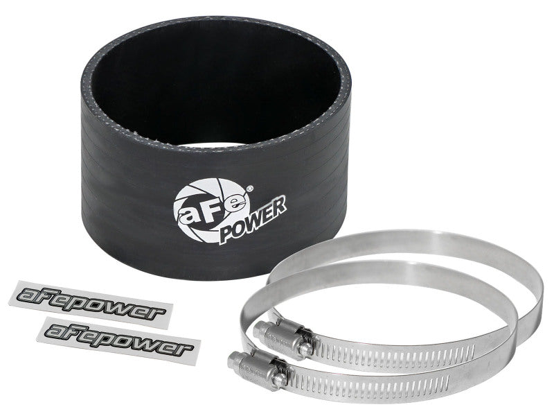 aFe Magnum FORCE Cold Air Intake Straight Coupler, 3-1/2-Inch ID x 2-Inch Length, Black - 59-00035